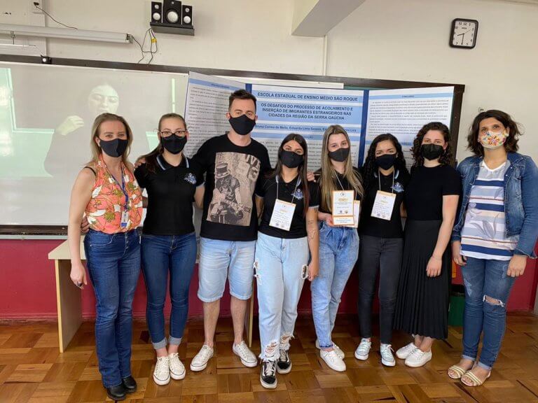 Aceitação e respeito aos migrantes é tema de vídeo de estudantes em Mostra Científica