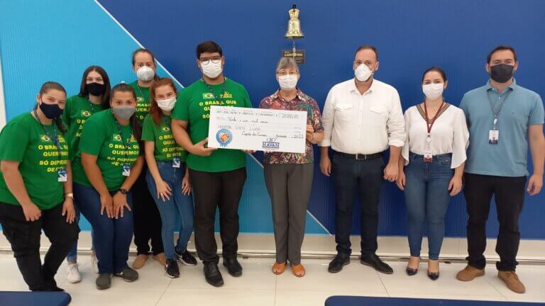 Hospital Santa Luzia é beneficiado com recursos do troco solidário Havan