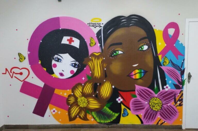 Arte no Hospital Nossa Senhora dos Navegantes expressa humanismo no atendimento